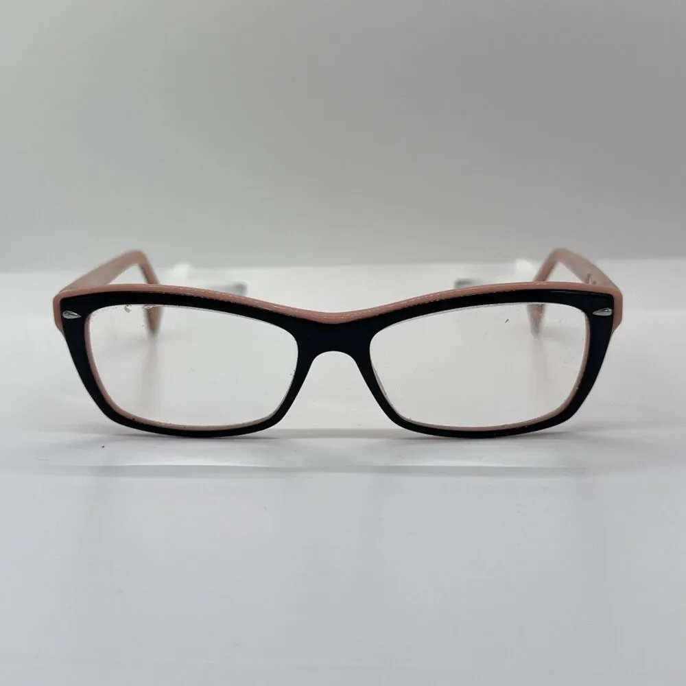Ray-Ban RB5255 5024 Eyeglasses Frames Black Pink Full Rim 53-16-135 - Picture 3 of 8